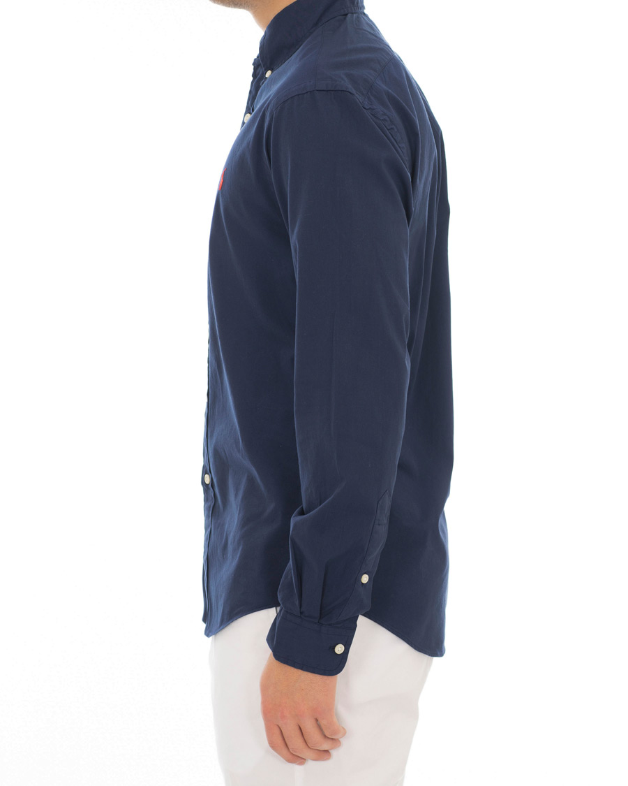 Herre | Skjorter | Polo Ralph Lauren | Slim Fit Featherweight Twill Shirt Newport Navy