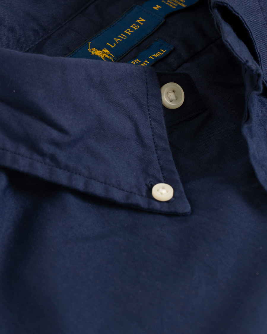 Herre | Skjorter | Polo Ralph Lauren | Slim Fit Featherweight Twill Shirt Newport Navy