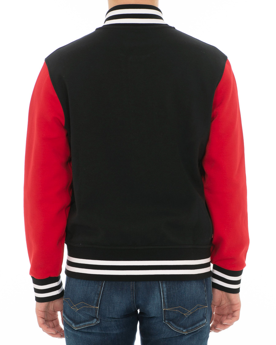 Herre | Jakker | Polo Ralph Lauren | Baseball Hybrid Jacket Black/Red