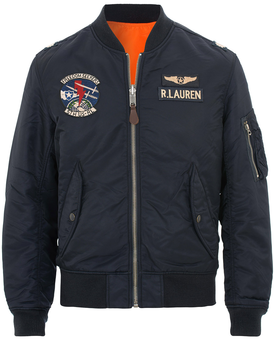 Herre | Jakker | Polo Ralph Lauren | Reversible Bomberjacket Aviator Navy