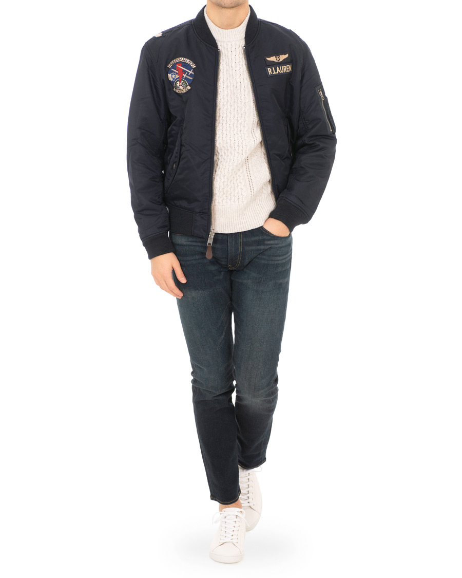 Herre | Jakker | Polo Ralph Lauren | Reversible Bomberjacket Aviator Navy