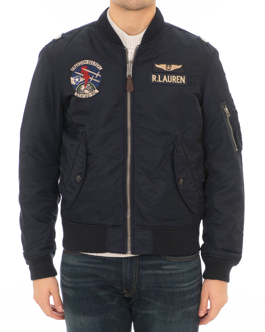 Herre | Jakker | Polo Ralph Lauren | Reversible Bomberjacket Aviator Navy