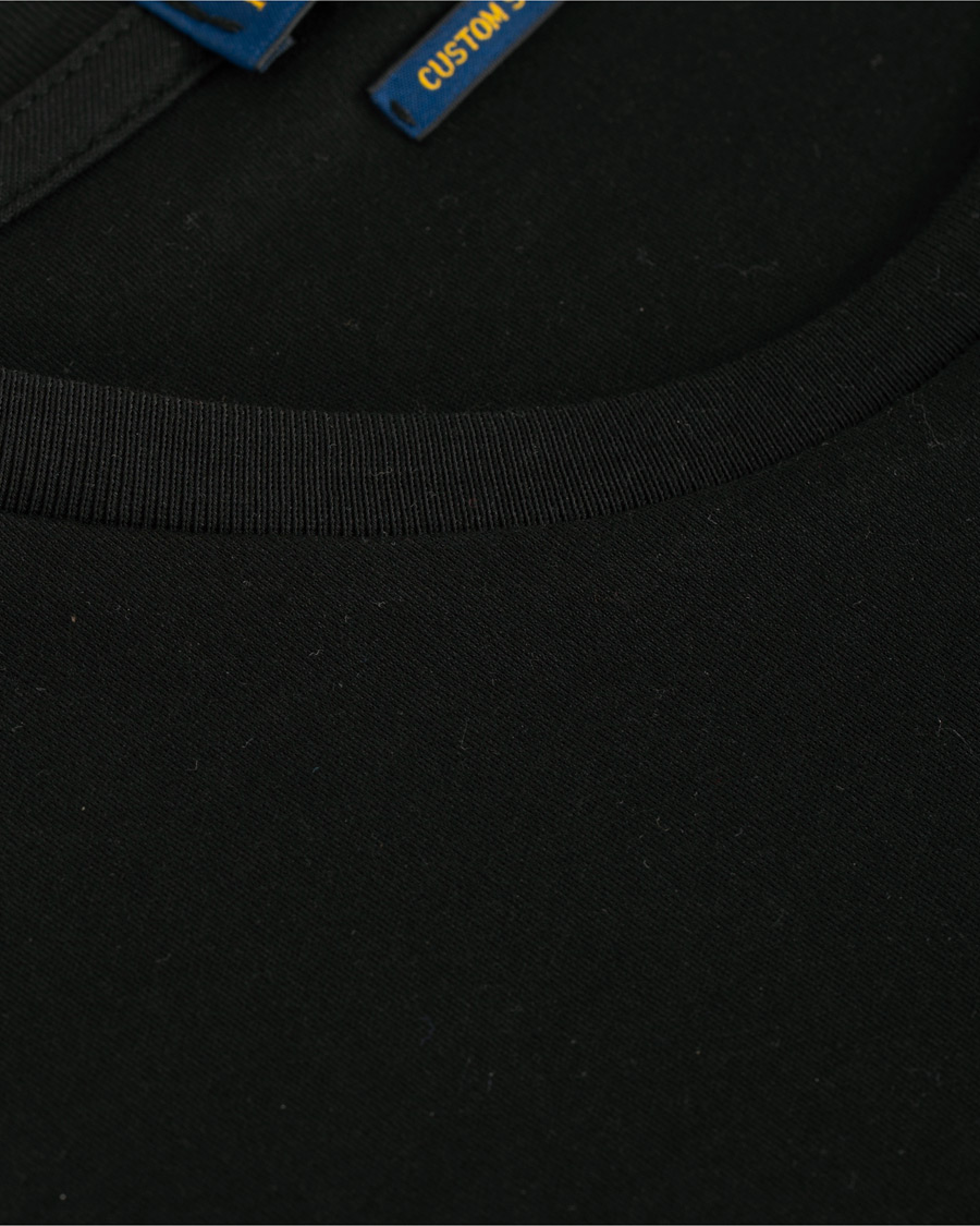 Herre | T-Shirts | Polo Ralph Lauren | Luxury Pima Cotton Crew Neck Tee Black