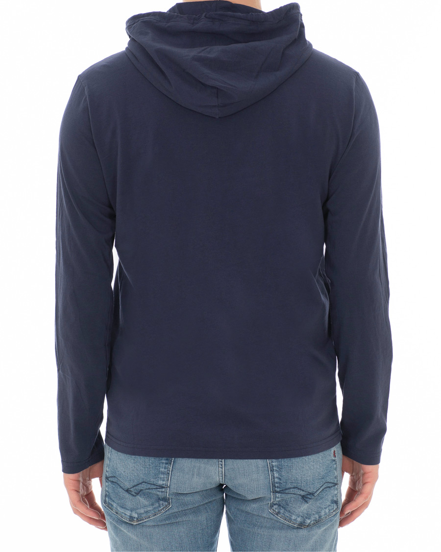 Herre | T-Shirts | Polo Ralph Lauren | Long Sleeve Hoodie Newport Navy