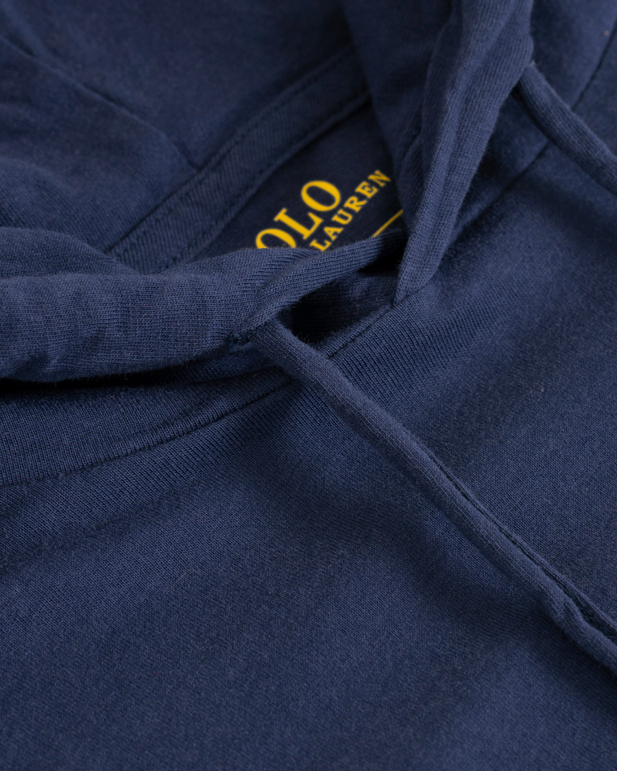 Herre | T-Shirts | Polo Ralph Lauren | Long Sleeve Hoodie Newport Navy