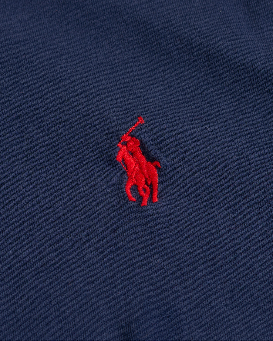 Herre | T-Shirts | Polo Ralph Lauren | Long Sleeve Hoodie Newport Navy
