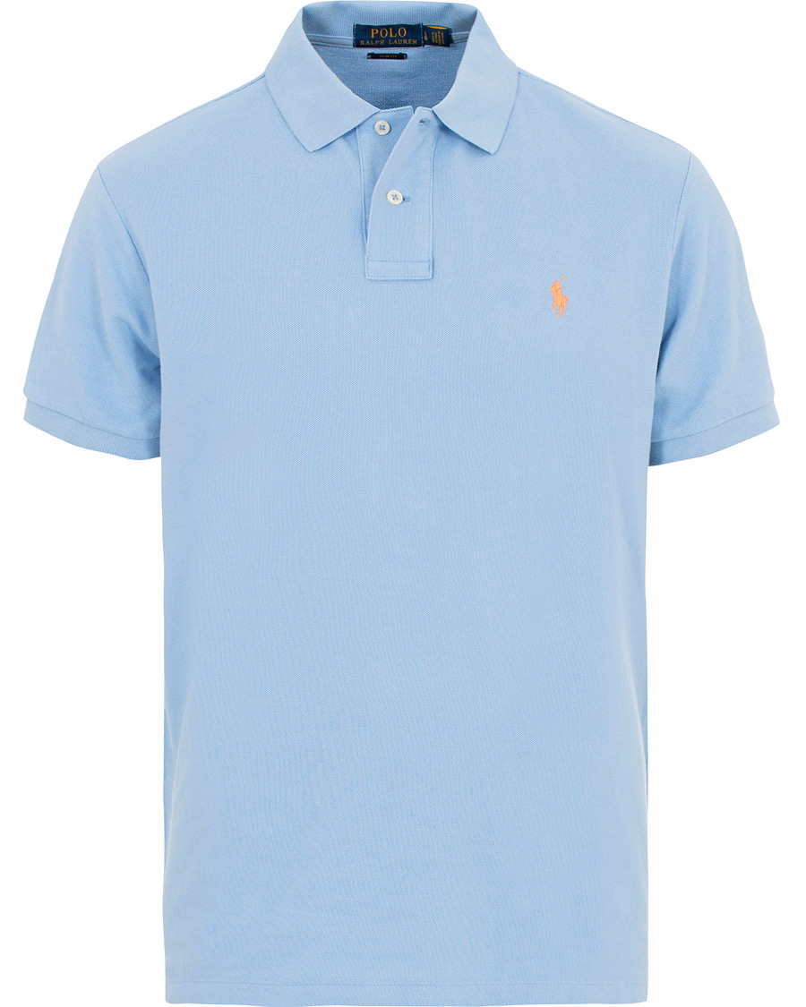 Herre | Pikéer | Polo Ralph Lauren | Custom Slim Fit Polo Baby Blue