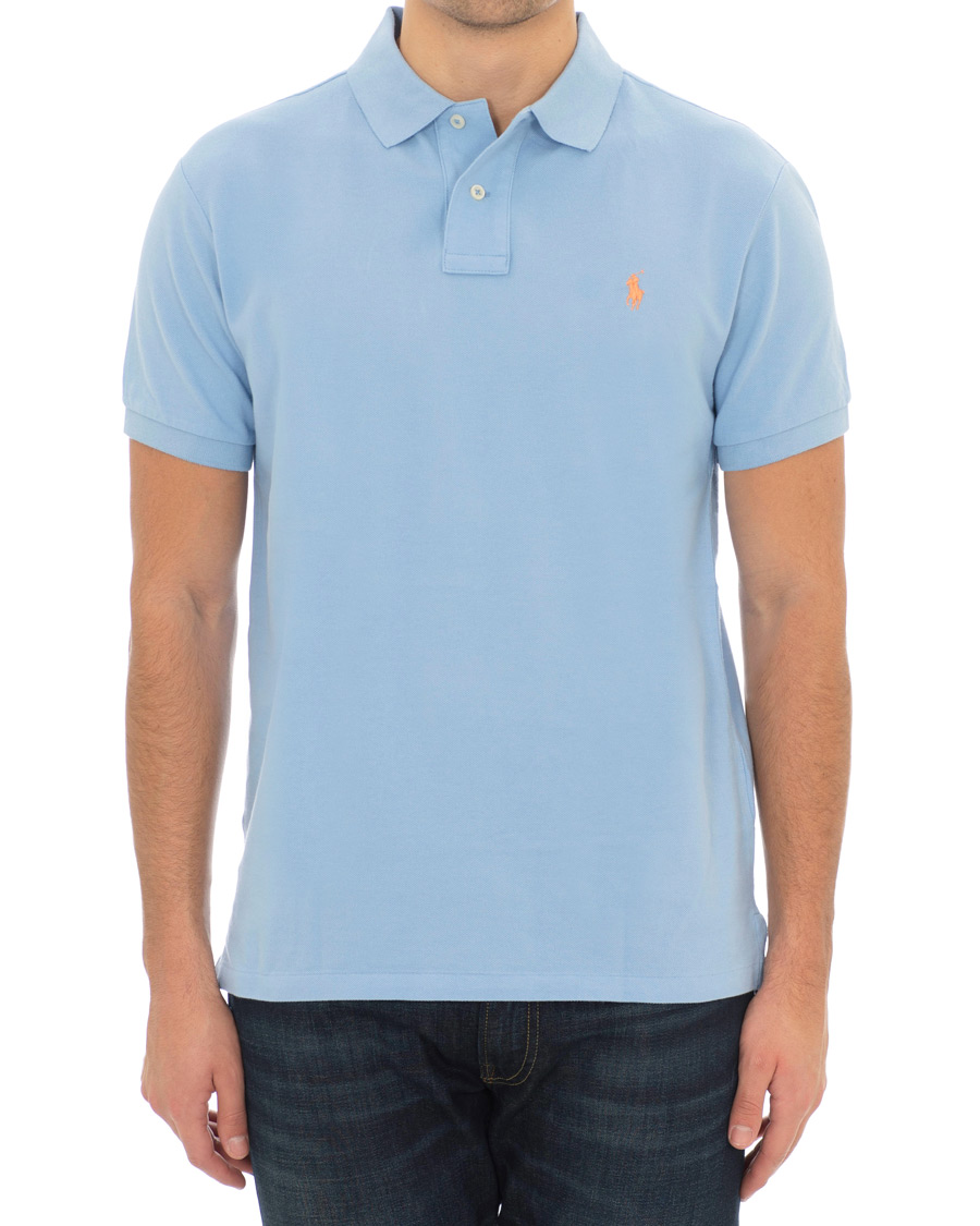 Herre | Pikéer | Polo Ralph Lauren | Custom Slim Fit Polo Baby Blue