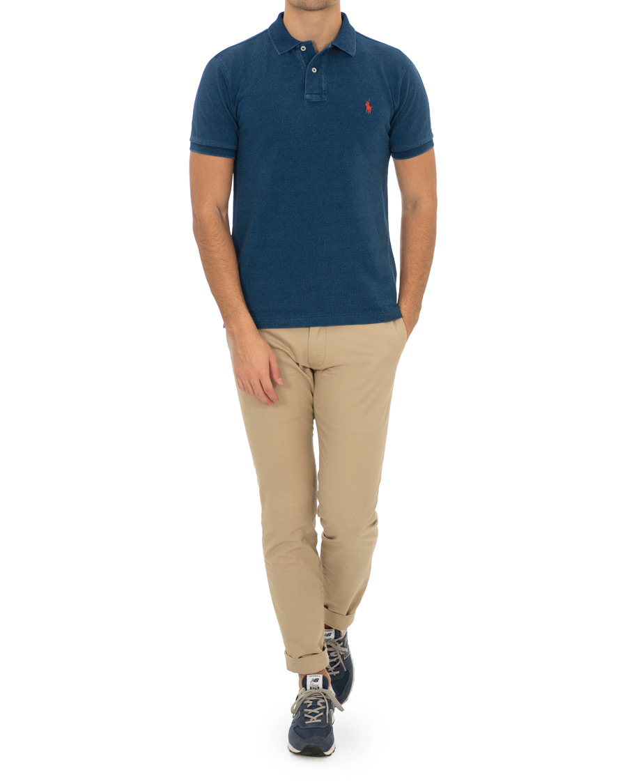 Herre | Pikéer | Polo Ralph Lauren | Slim Fit Polo Medium Indigo