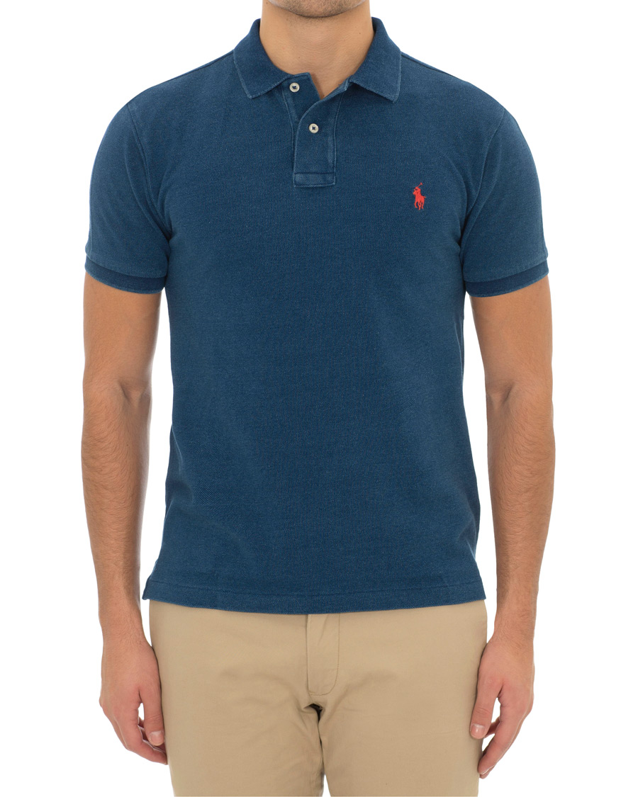 Herre | Pikéer | Polo Ralph Lauren | Slim Fit Polo Medium Indigo