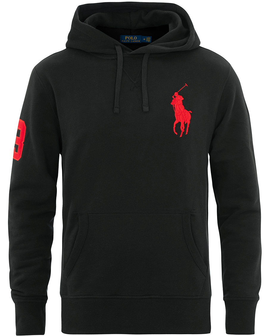 Herre | Gensere | Polo Ralph Lauren | Big Pony Hoodie Black