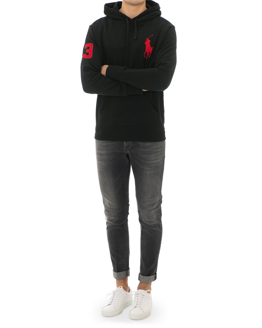Herre | Gensere | Polo Ralph Lauren | Big Pony Hoodie Black
