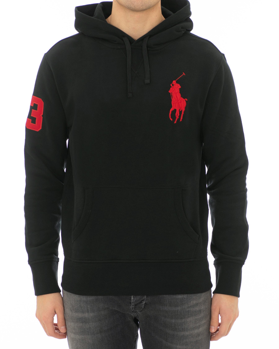 Herre | Gensere | Polo Ralph Lauren | Big Pony Hoodie Black