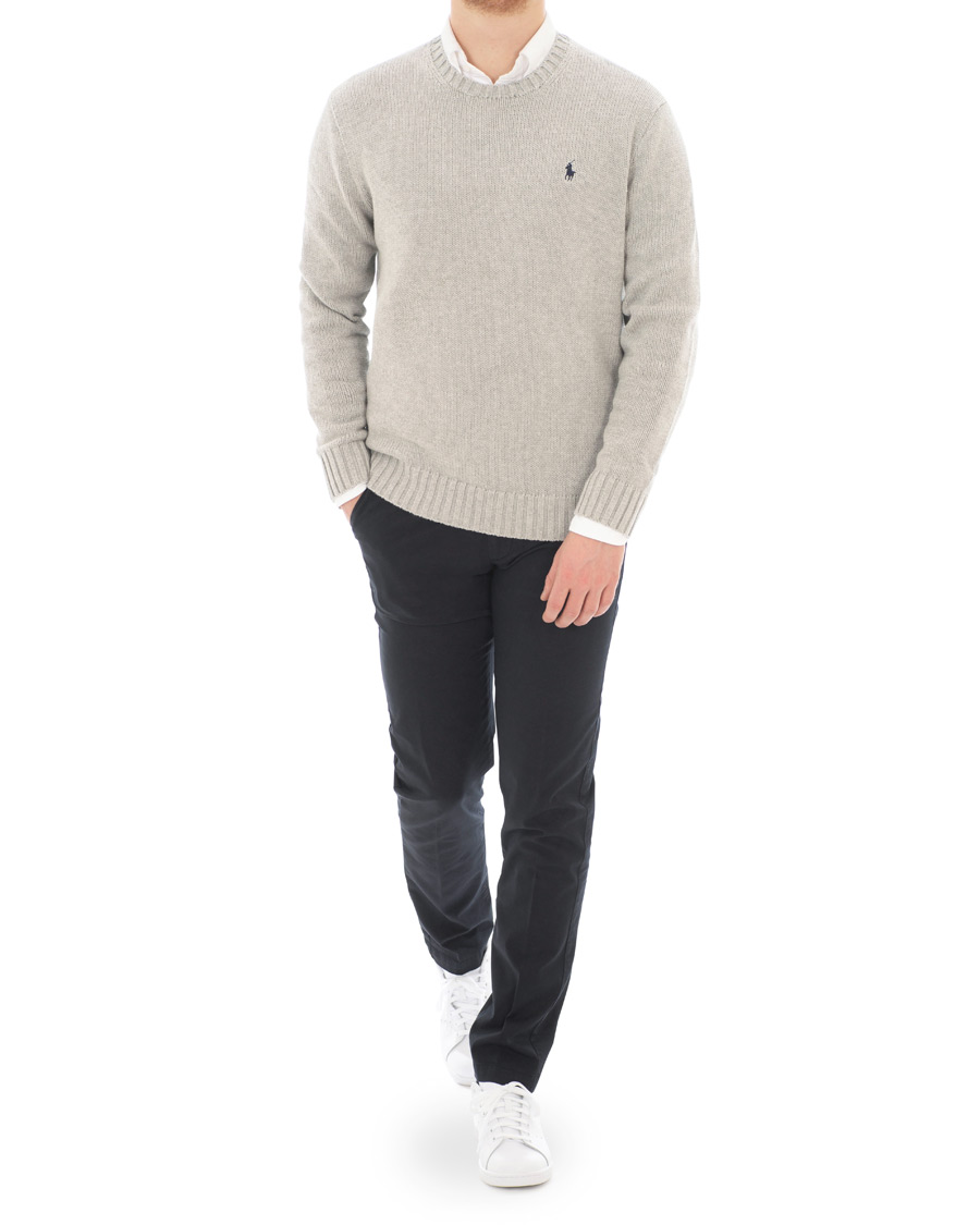Herre | Gensere | Polo Ralph Lauren | Cotton Crew Neck Pullover Andover Grey