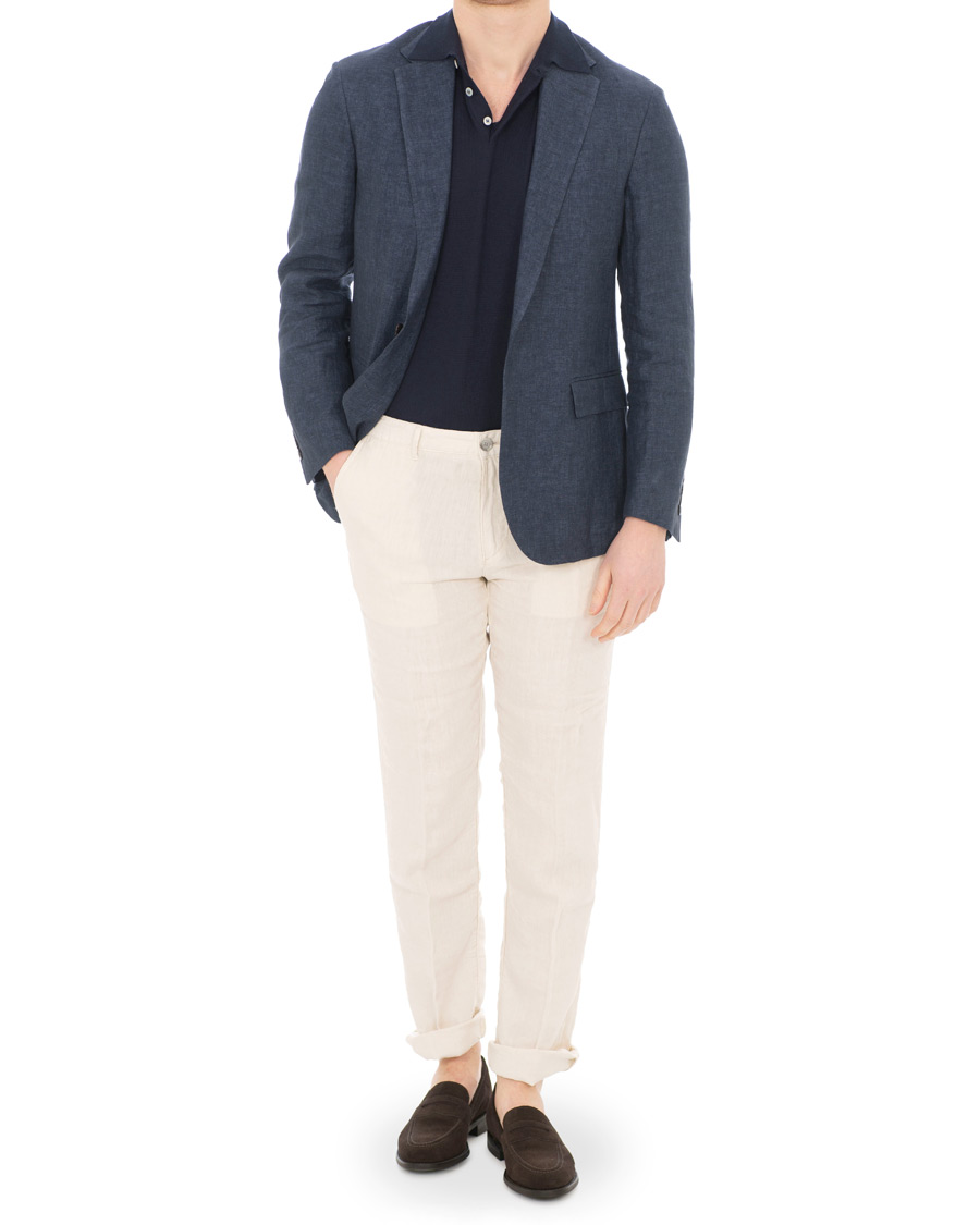 Herre | Dressjakker | Polo Ralph Lauren | Linen Blazer Indigo