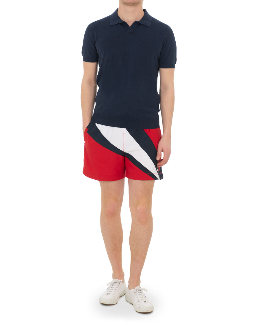 Herre | Badeshorts | Tommy Hilfiger | Tommy Archive Medium Drawstring Tango Red