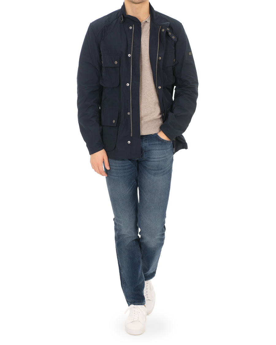 Herre | Jakker | Barbour International | Weir Casual Field Jacket Navy
