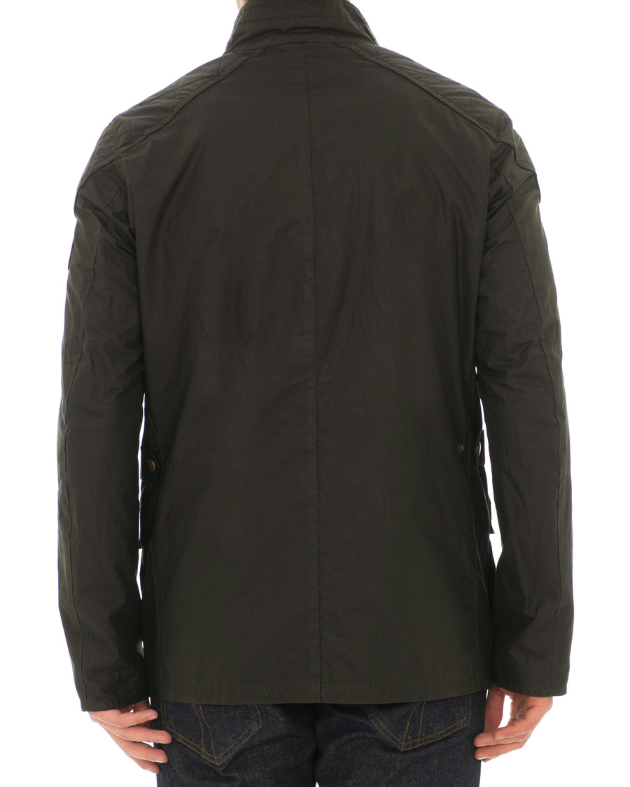 Herre | Jakker | Barbour International | Lightweight Lockseam Wax Jacket Sage