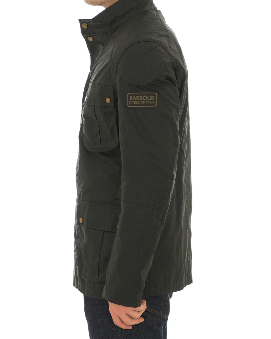 Herre | Jakker | Barbour International | Lightweight Lockseam Wax Jacket Sage