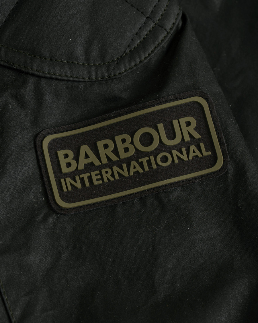 Herre | Jakker | Barbour International | Lightweight Lockseam Wax Jacket Sage