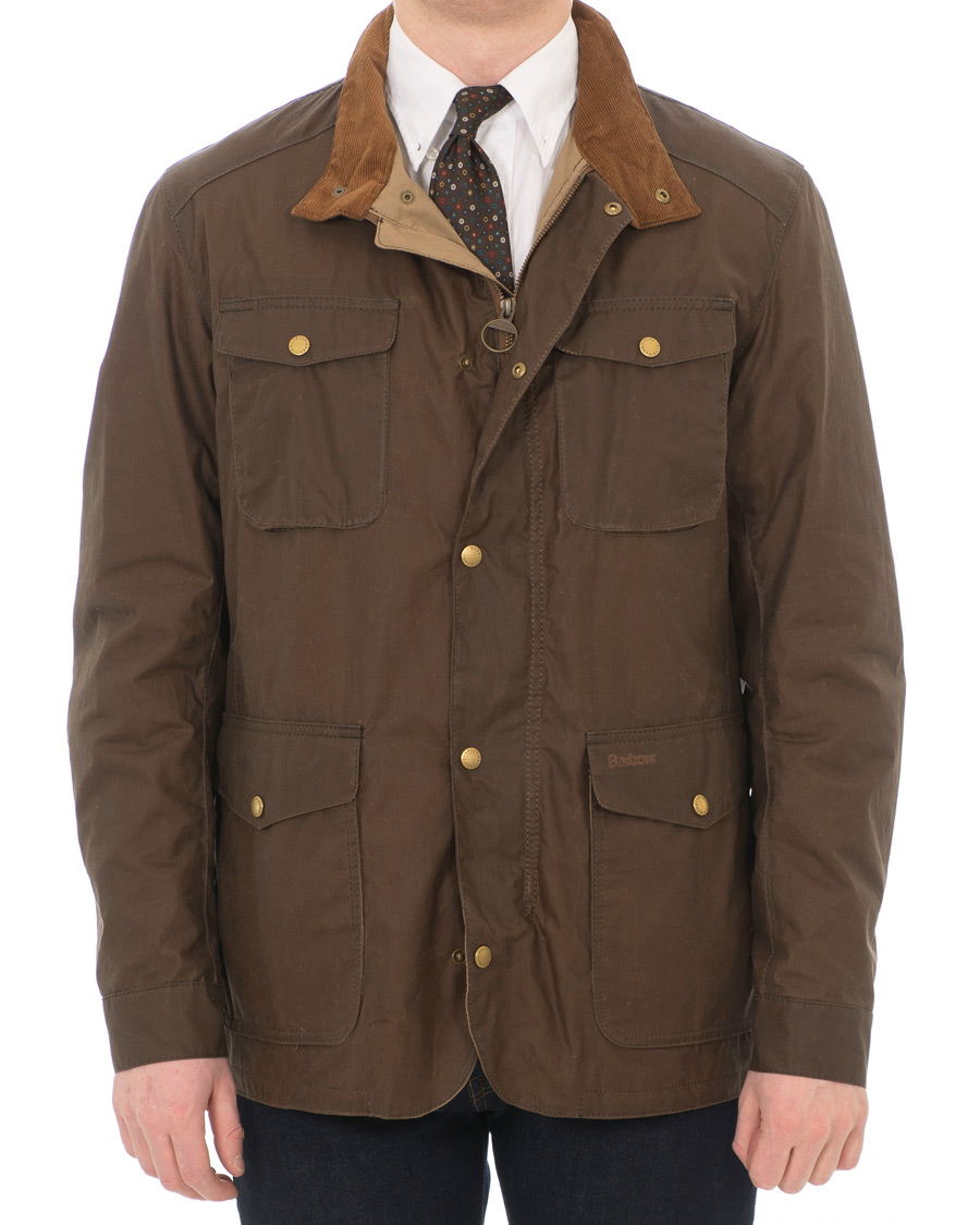 Herre | Jakker | Barbour Lifestyle | Lightweight Waxed Ogston Jacket Dark Sand