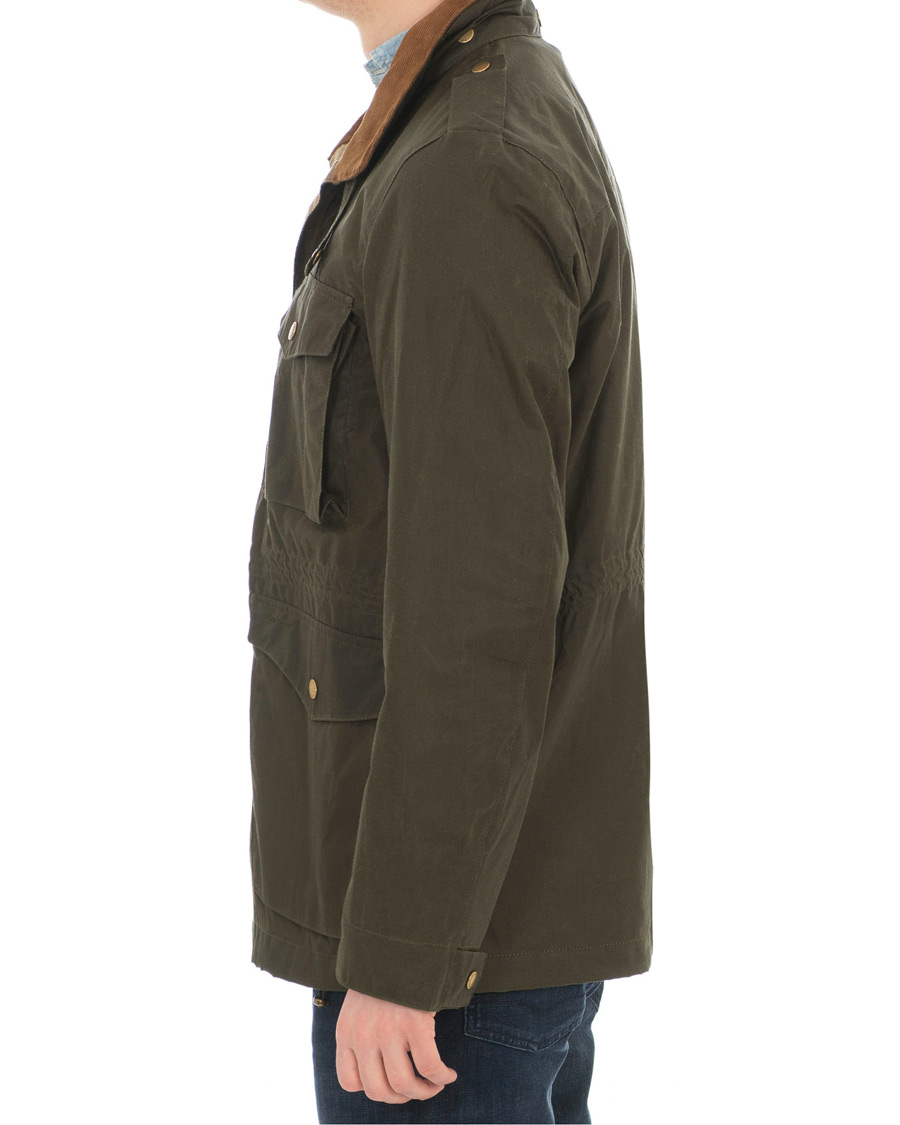 Herre | Jakker | Barbour Lifestyle | Lightweight Orel Wax Jacket Archive Olive