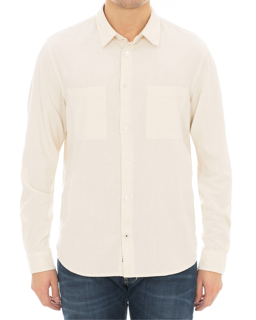 Herre | Skjorter | NN07 | Alberto Silk Nep Shirt Ivory