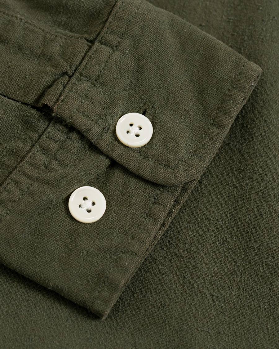 Herre | Skjorter | NN07 | Alberto Silk Nep Shirt Deep Green