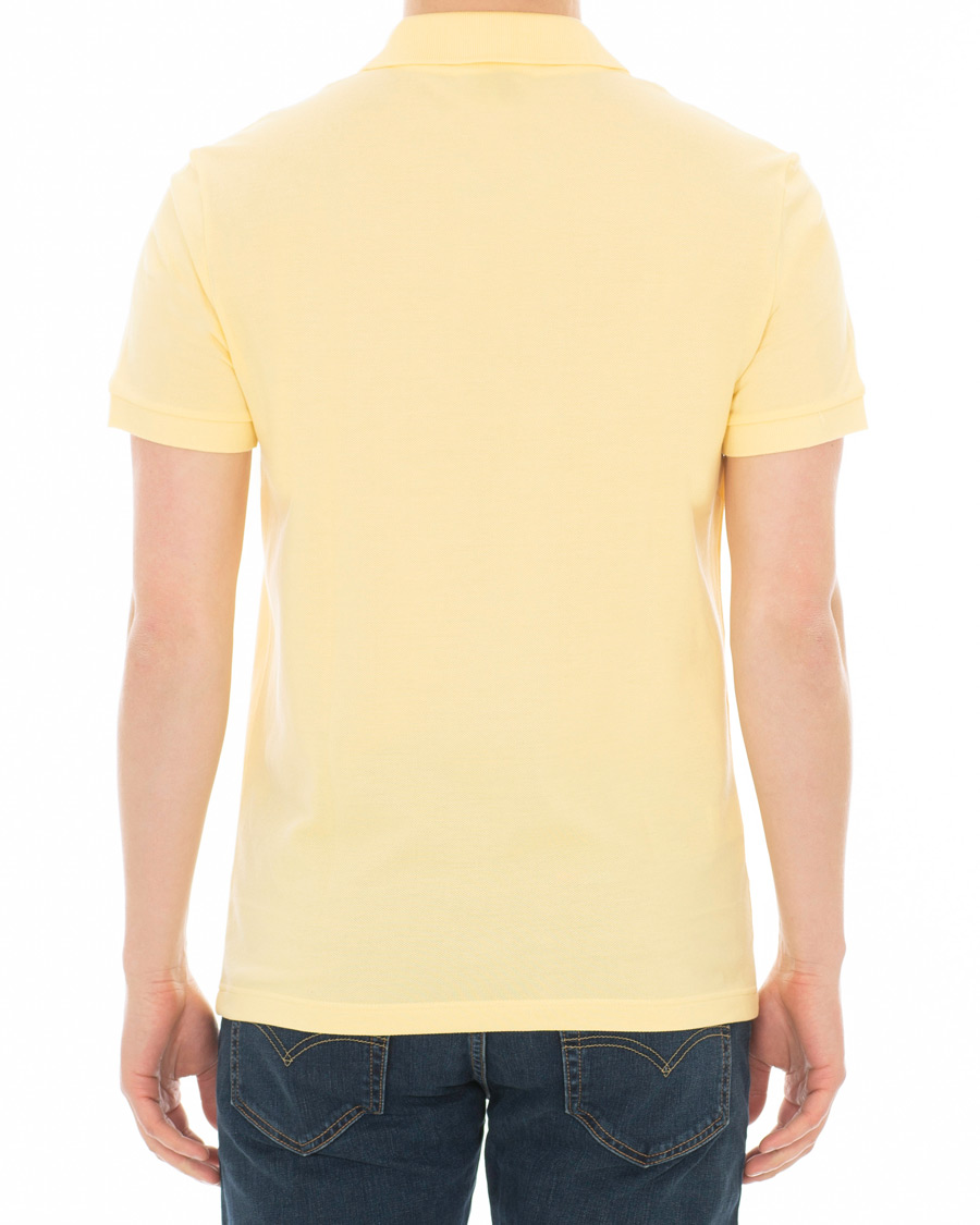 Herre | Pikéer | Lacoste | Palm Crocodile Poloshirt Regular Fit Yellow