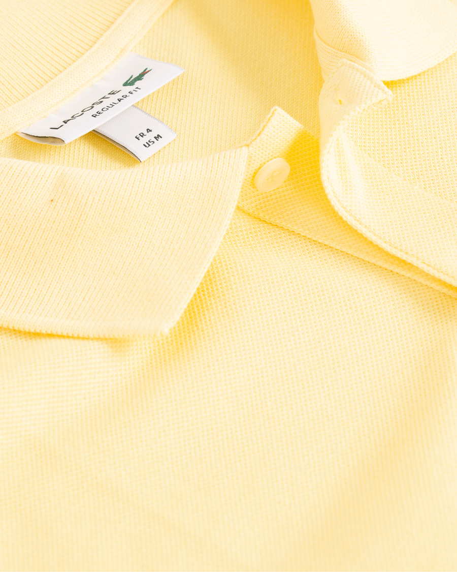 Herre | Pikéer | Lacoste | Palm Crocodile Poloshirt Regular Fit Yellow
