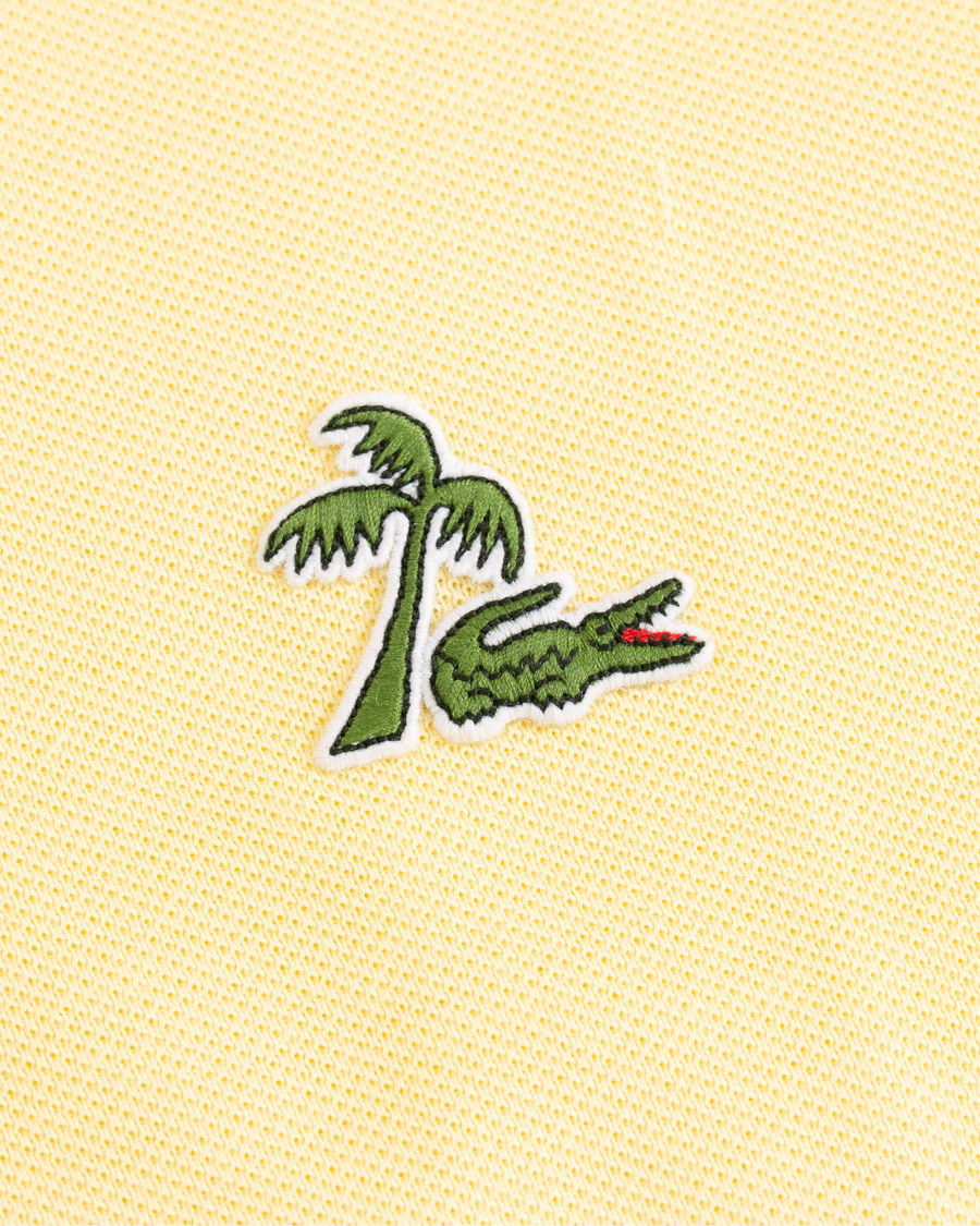 Herre | Pikéer | Lacoste | Palm Crocodile Poloshirt Regular Fit Yellow