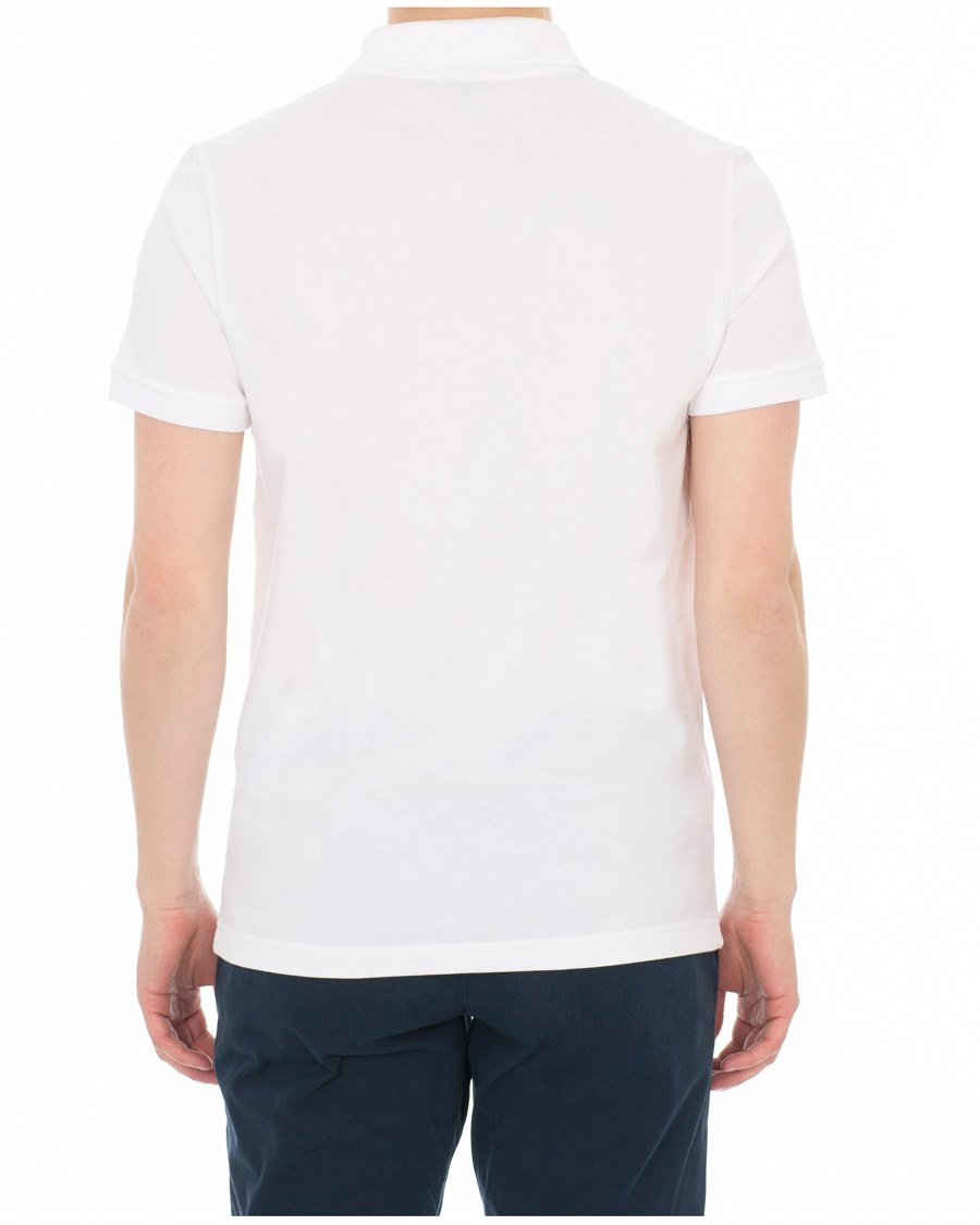 Herre | Pikéer | Lacoste | Palm Crocodile Poloshirt Regular Fit White