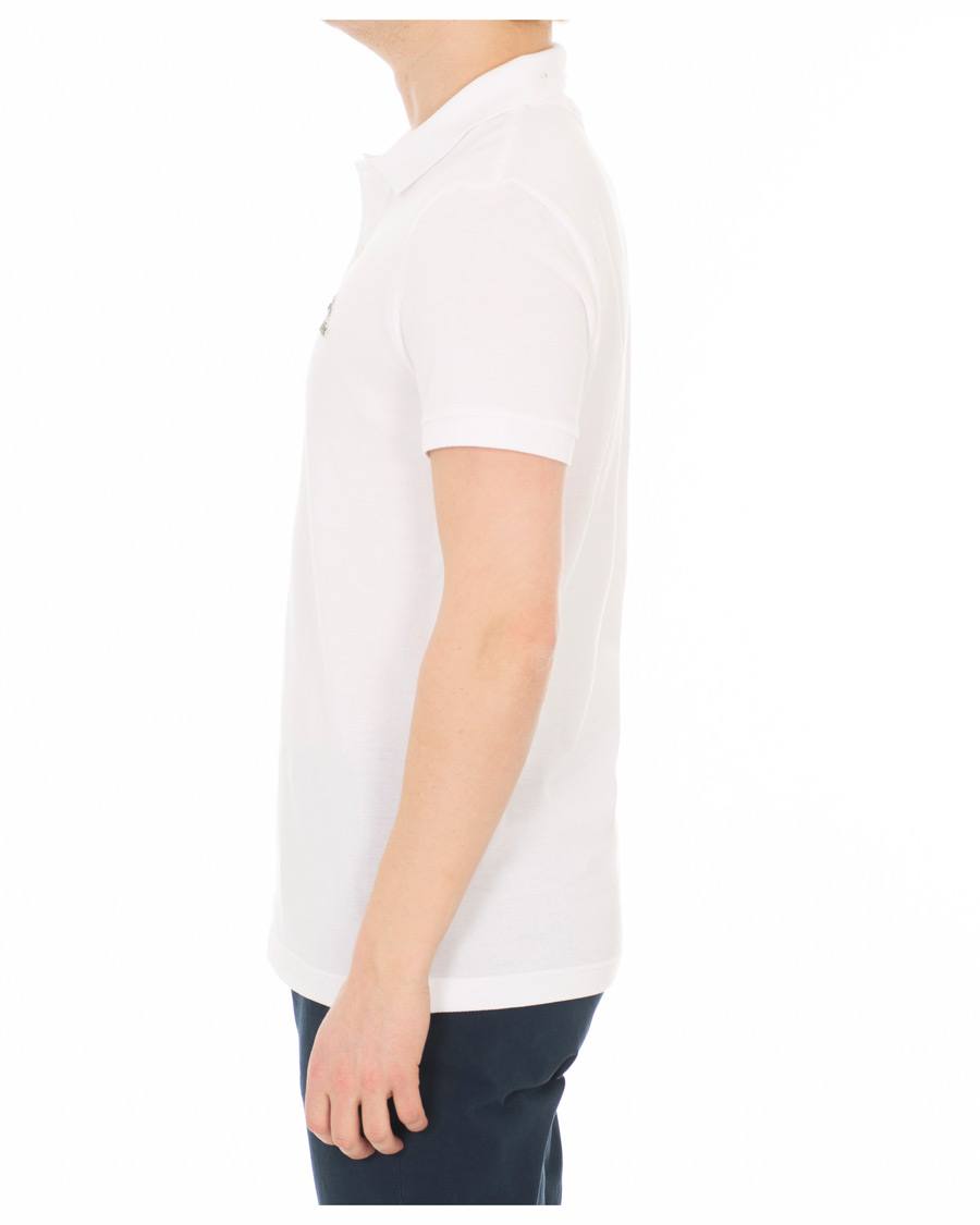 Herre | Pikéer | Lacoste | Palm Crocodile Poloshirt Regular Fit White