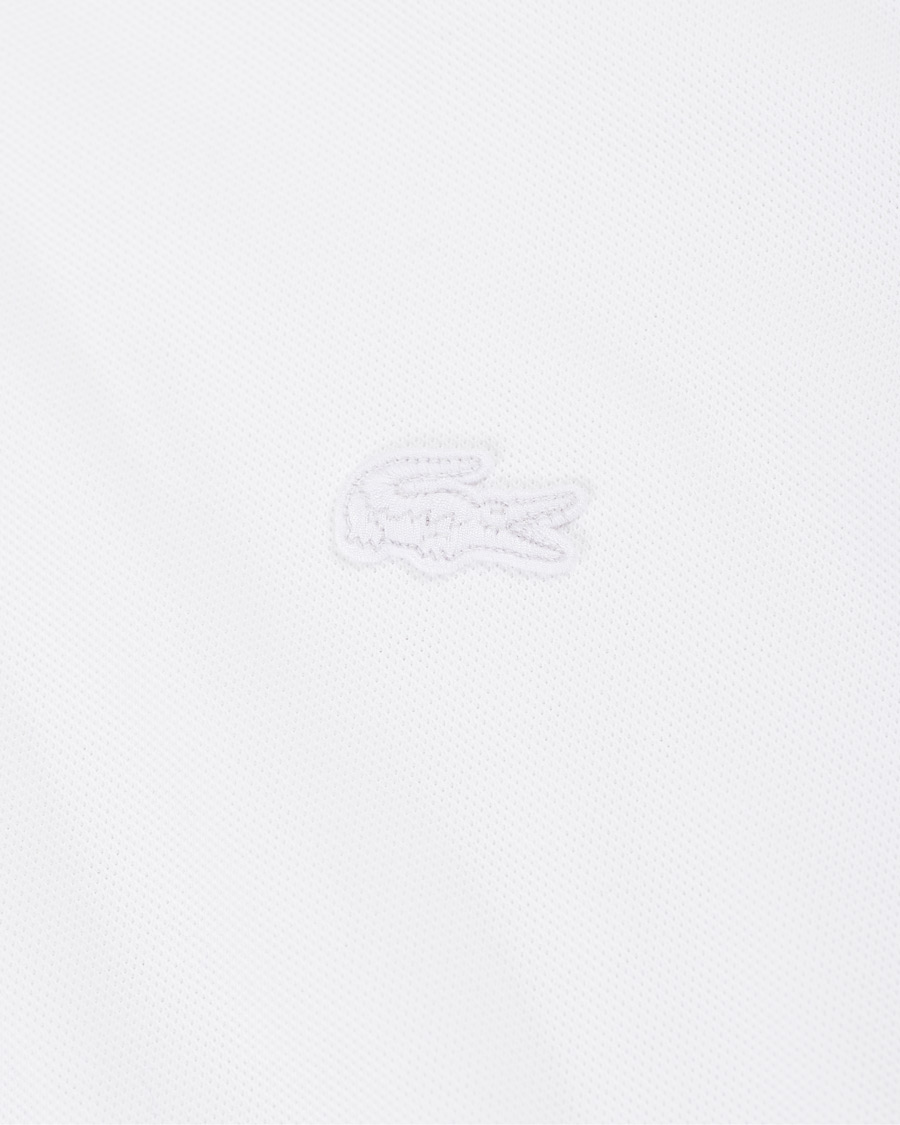 Herre | Pikéer | Lacoste | Regular Fit Tonal Crocodile Poloshirt White
