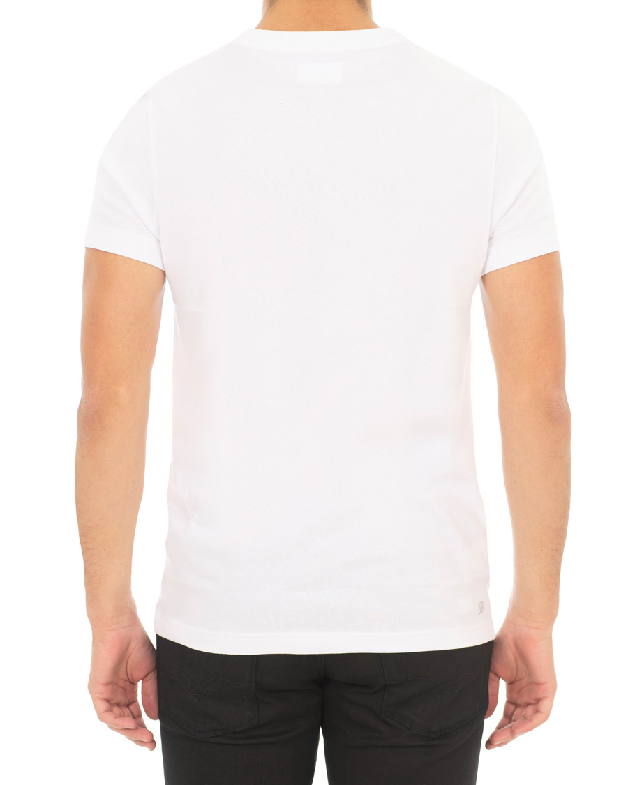Herre | T-Shirts | Lacoste | Logo Croc T-Shirt White