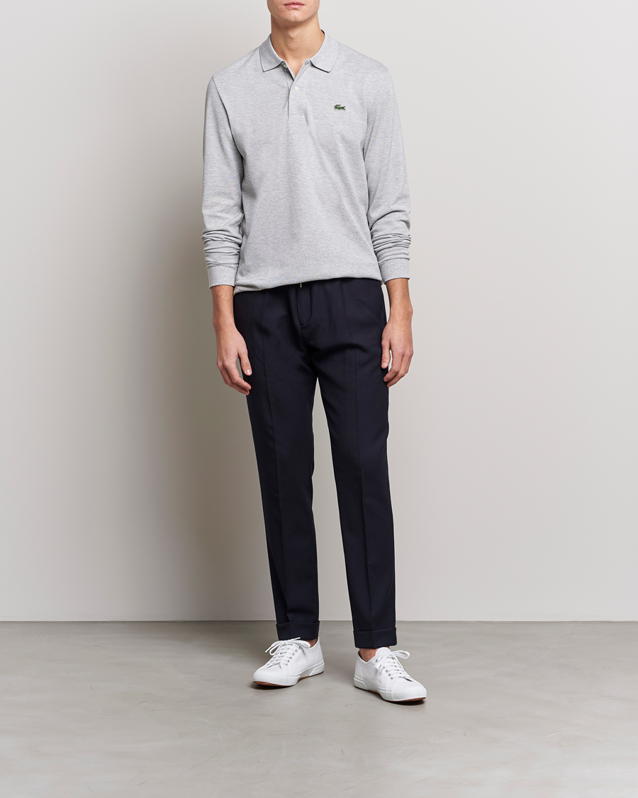 Herre | Pikéer | Lacoste | Long Sleeve Original Polo Grey