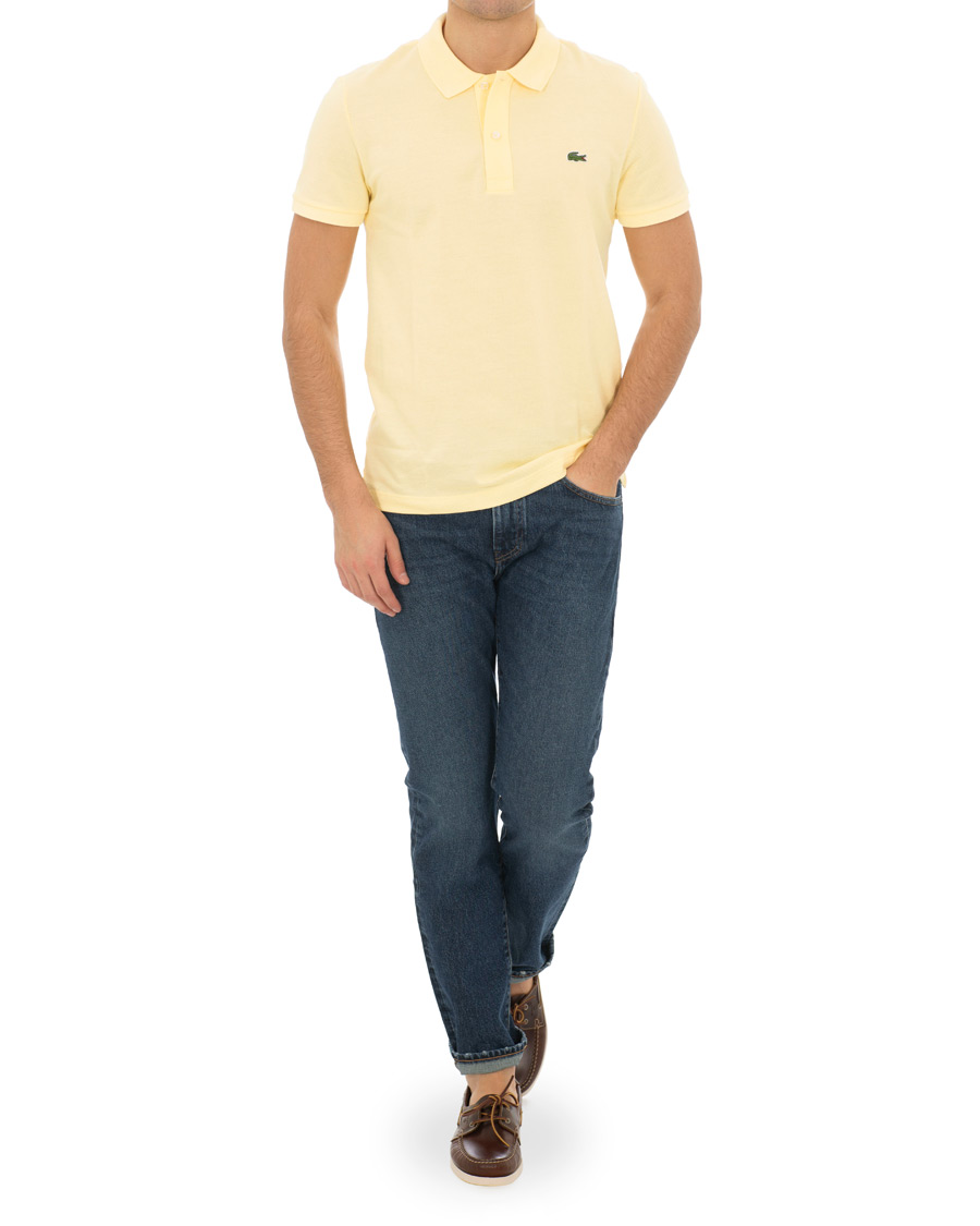 Herre | Pikéer | Lacoste | Slim Fit Polo Piké Napolitan Yellow