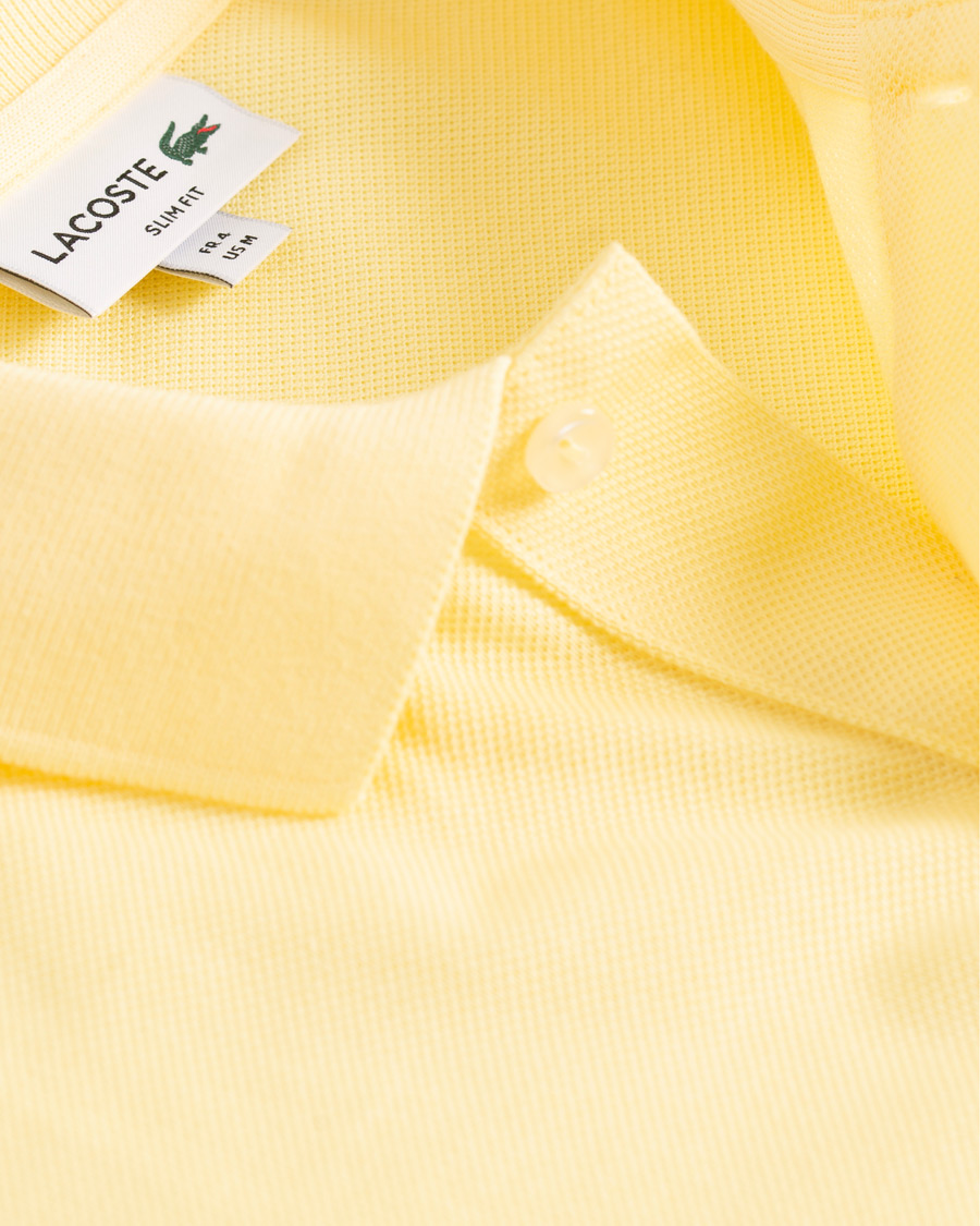 Herre | Pikéer | Lacoste | Slim Fit Polo Piké Napolitan Yellow