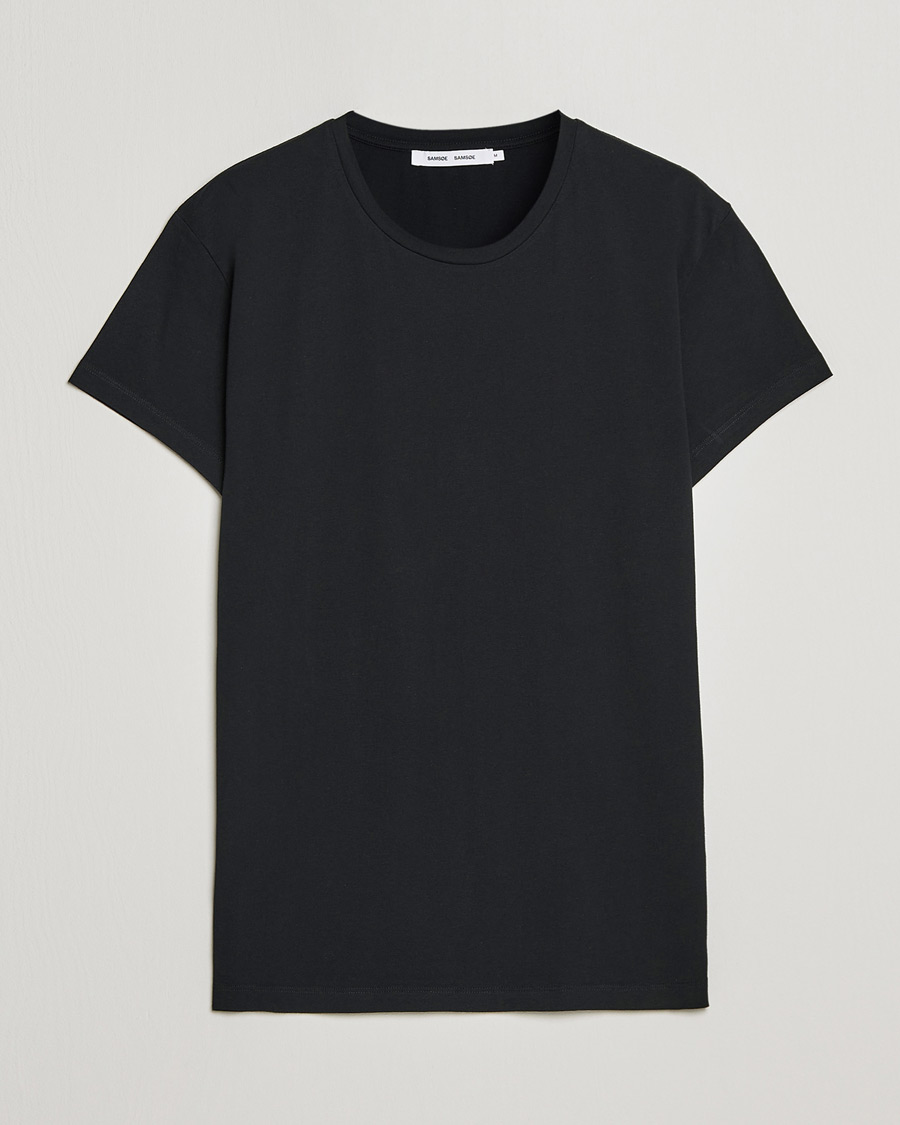 Herre | T-Shirts | Samsøe Samsøe | Kronos Crew Neck Tee Black