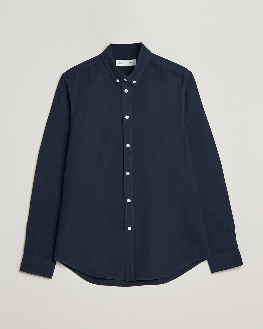 Herre | Oxfordskjorter | Samsøe & Samsøe | Liam Button Down Shirt Dark Sapphire