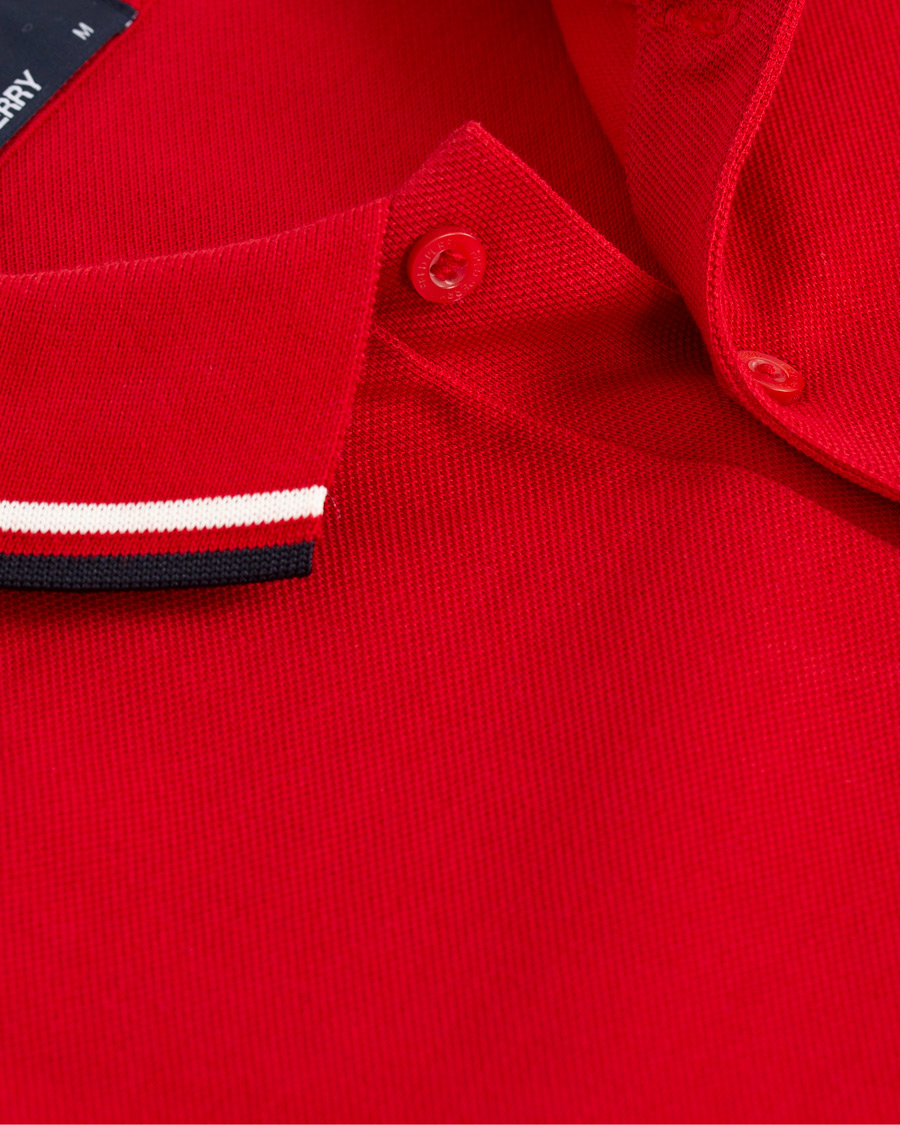 Herre | Pikéer | Fred Perry | Twin Tip Polo Bright Red