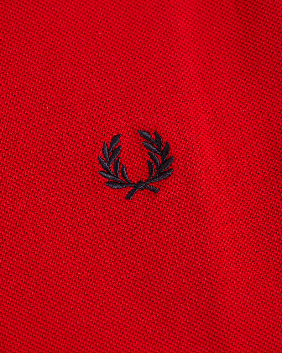 Herre | Pikéer | Fred Perry | Twin Tip Polo Bright Red