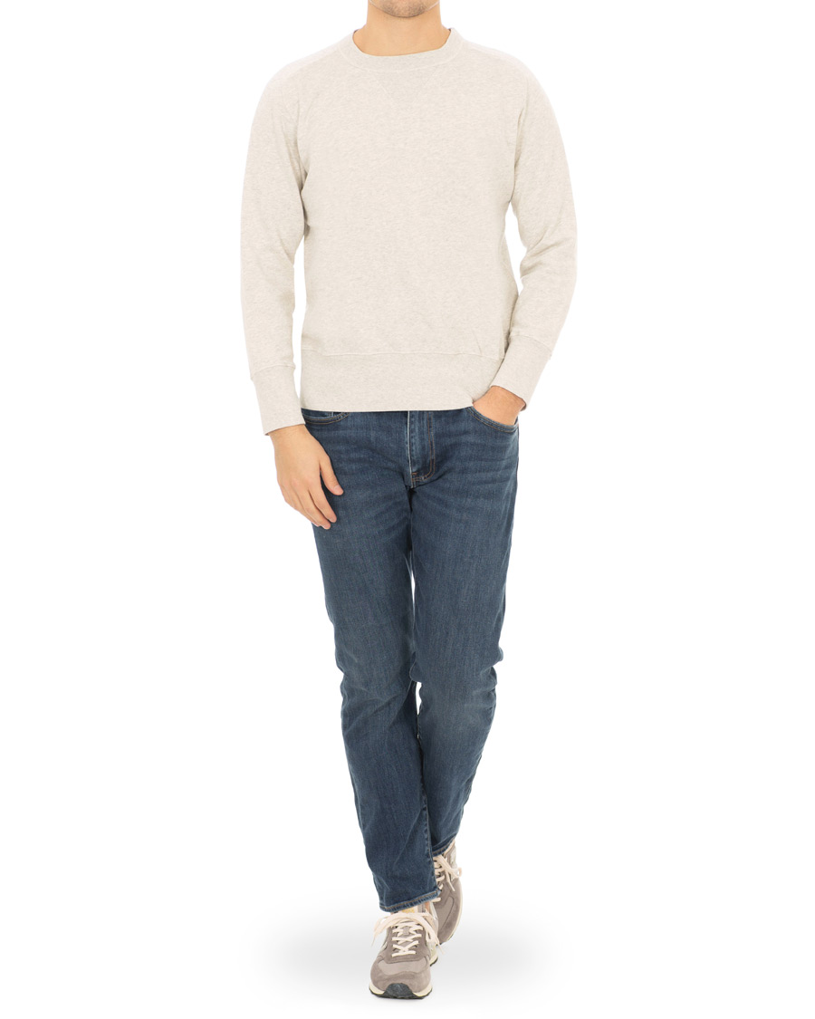 Herre | Gensere | Levi's Vintage Clothing | Bay Meadows Crew Neck Sweatshirts Oatmeal Melange