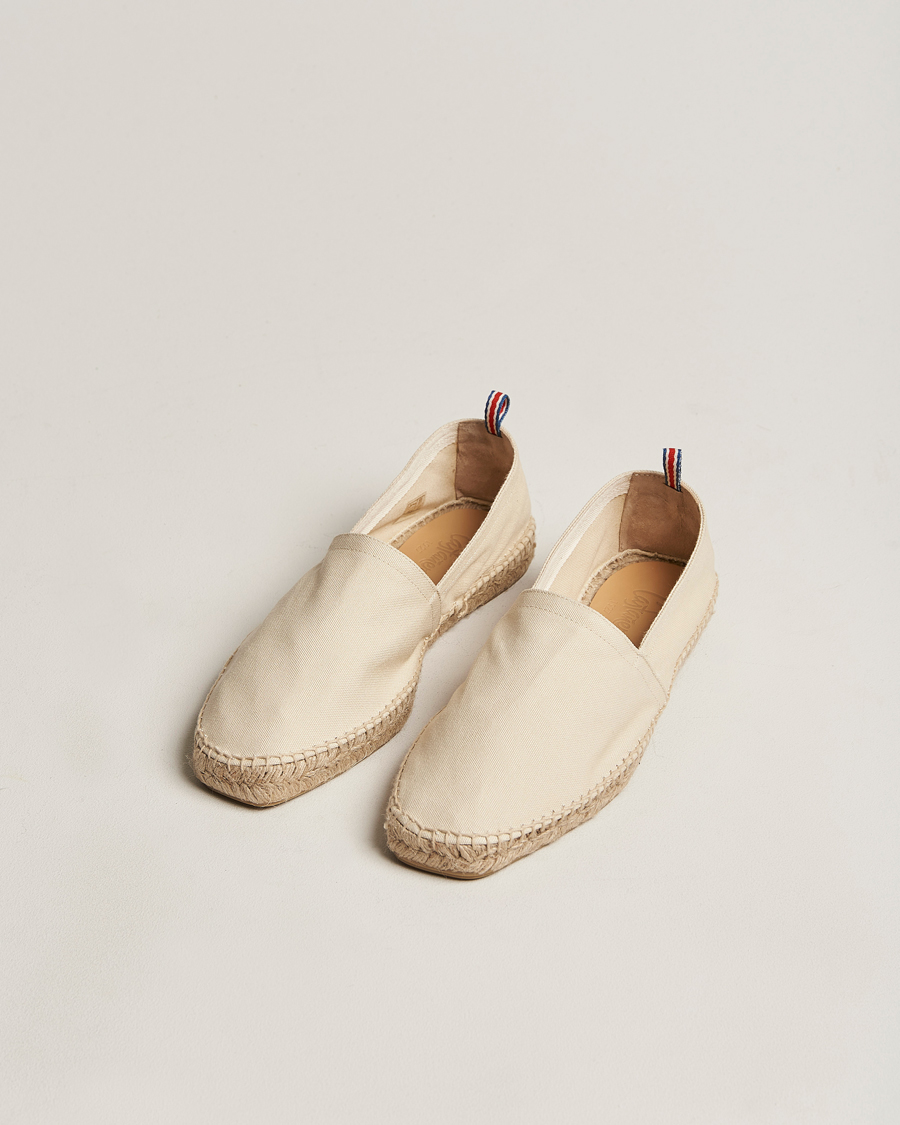 Herre | Basics | Castañer | Pablo Canvas Espadrilles Ivory