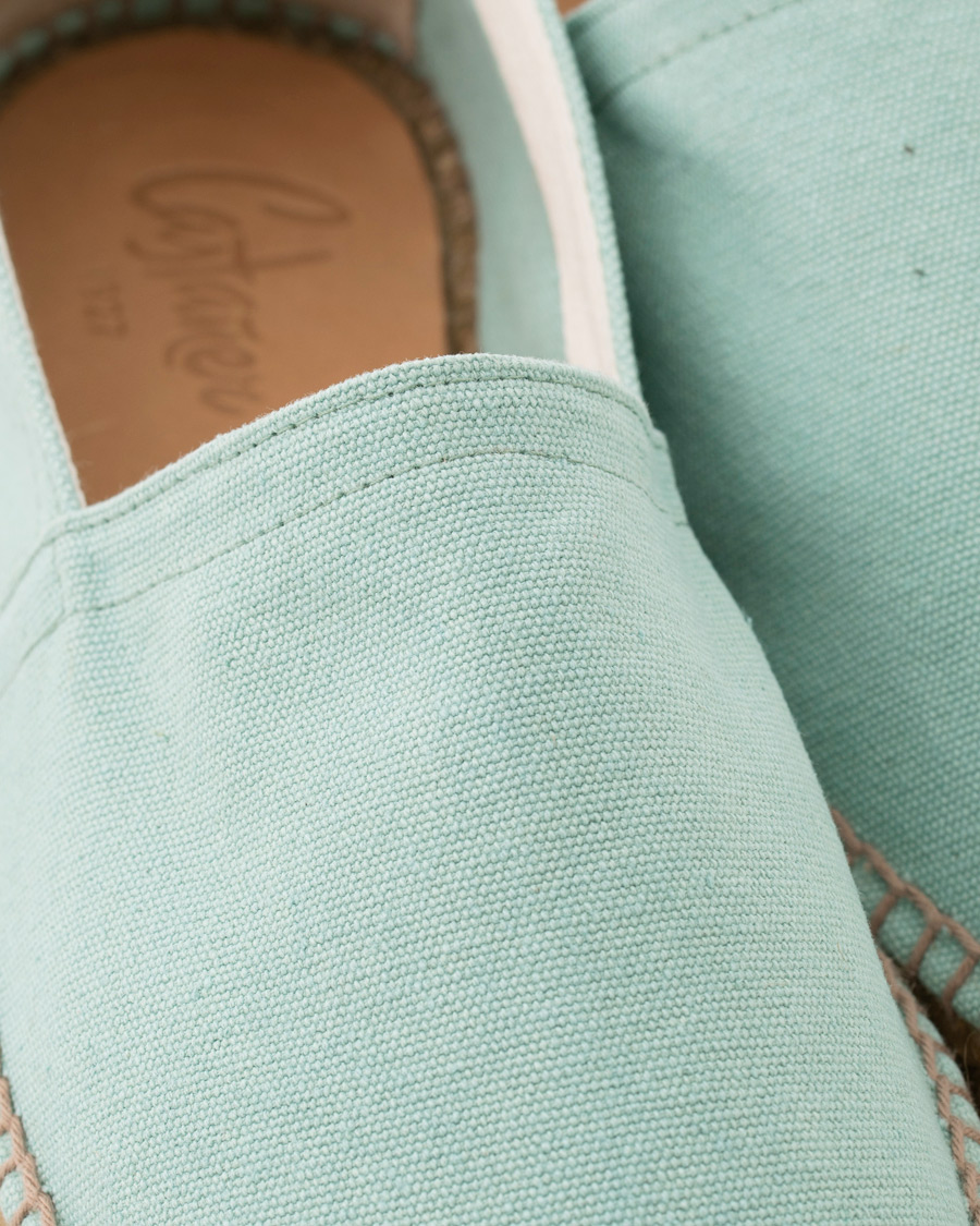 Herre | Castañer Pablo Washed Canvas Espadrilles Verde Menta | Castañer | Pablo Washed Canvas Espadrilles Verde Menta