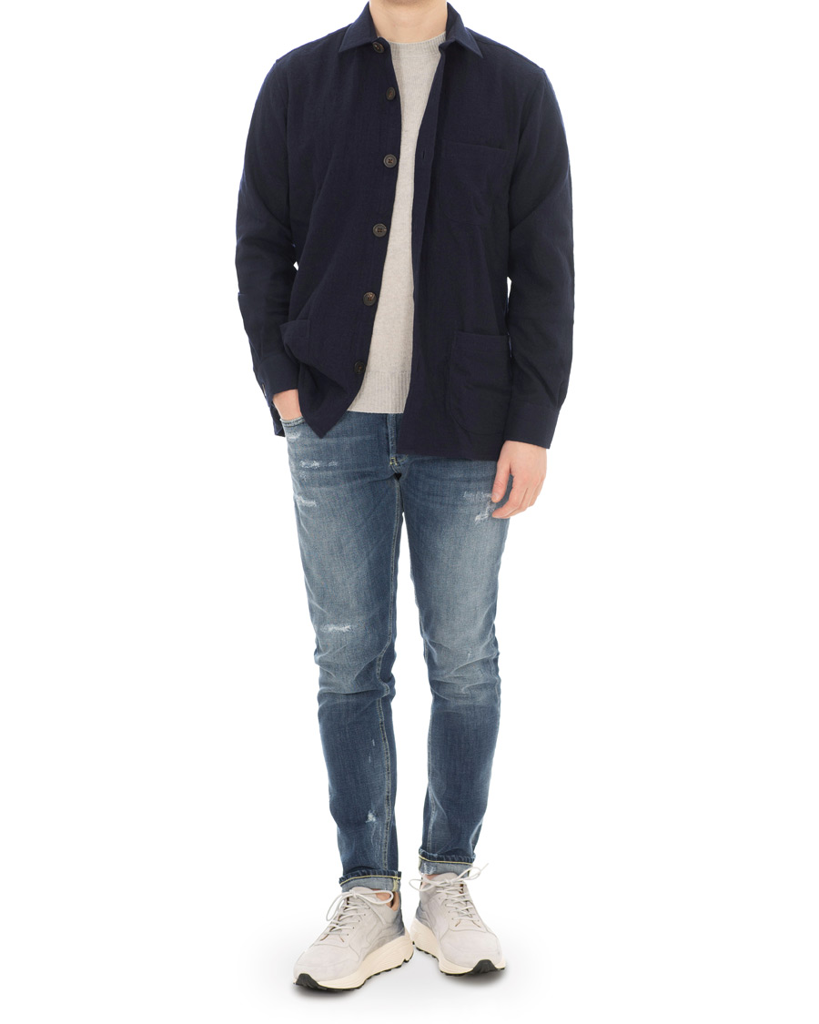 Herre | Buttero Vinci Vintage Running Suede Sneaker Bianco | Buttero | Vinci Vintage Running Suede Sneaker Bianco