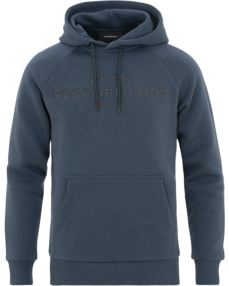 Herre | Gensere | Peak Performance | Original Hoodie Blue Steel