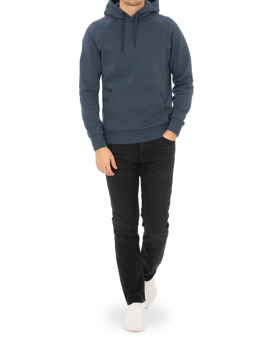 Herre | Gensere | Peak Performance | Original Hoodie Blue Steel