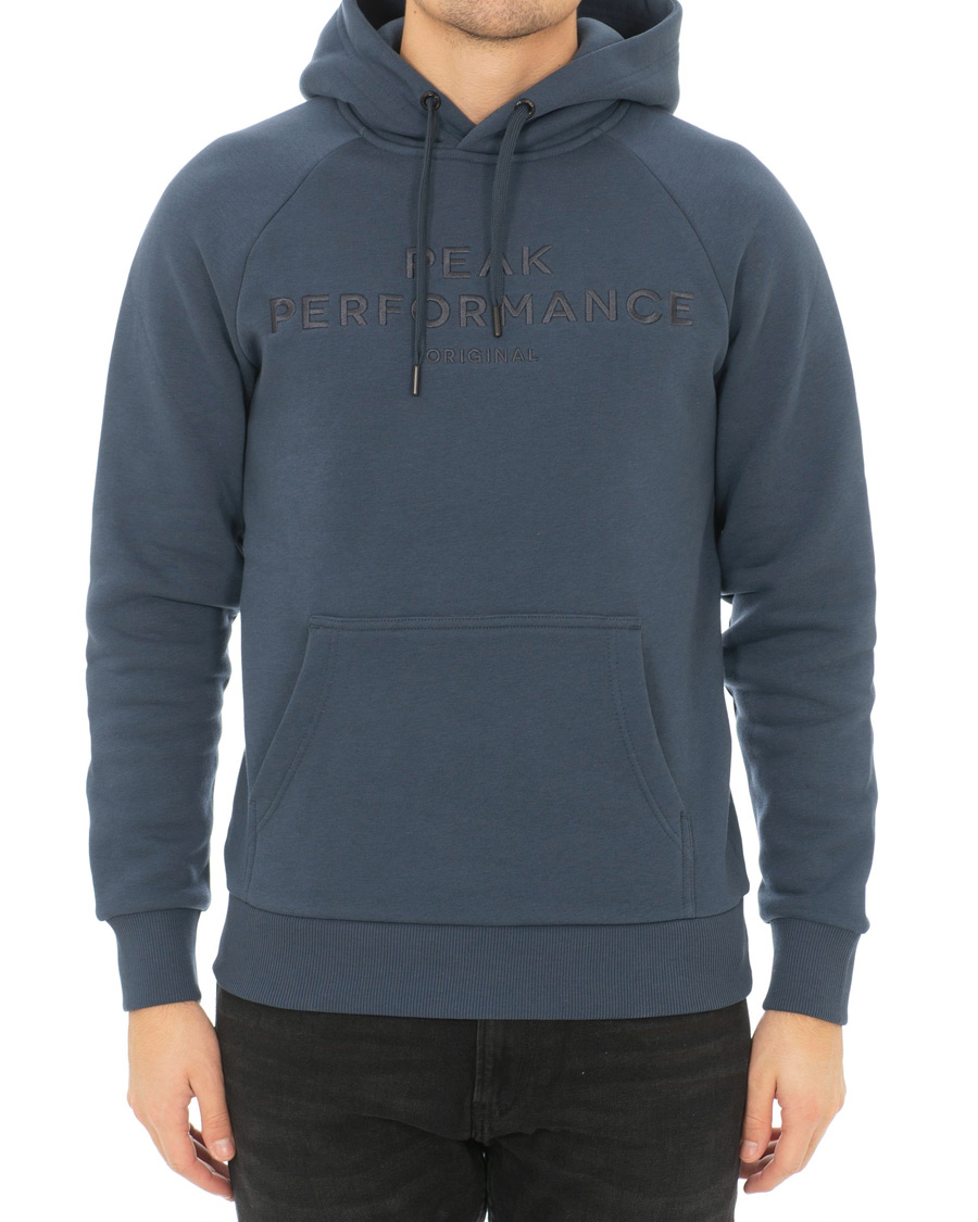 Herre | Gensere | Peak Performance | Original Hoodie Blue Steel