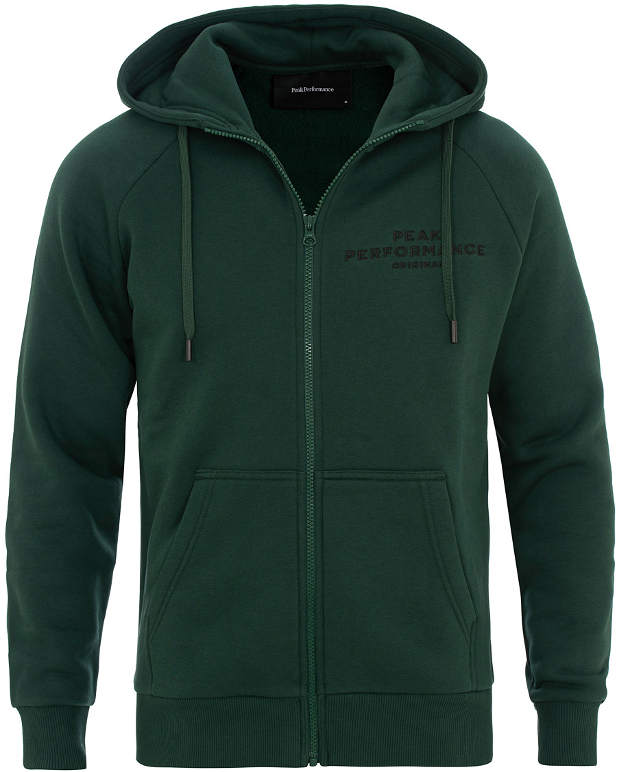 Herre | Gensere | Peak Performance | Original Full Zip Hoodie Pine Grove